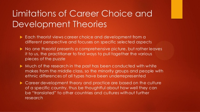 roe theory of career choice